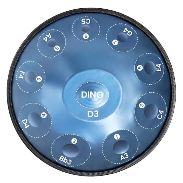 Handpan 10 notes 432 Hz Naelis