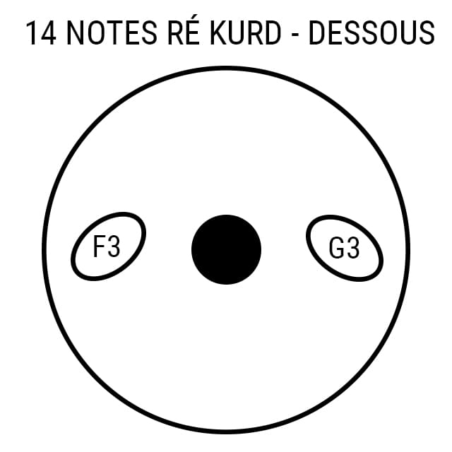 Handpan 14 notes Lysia