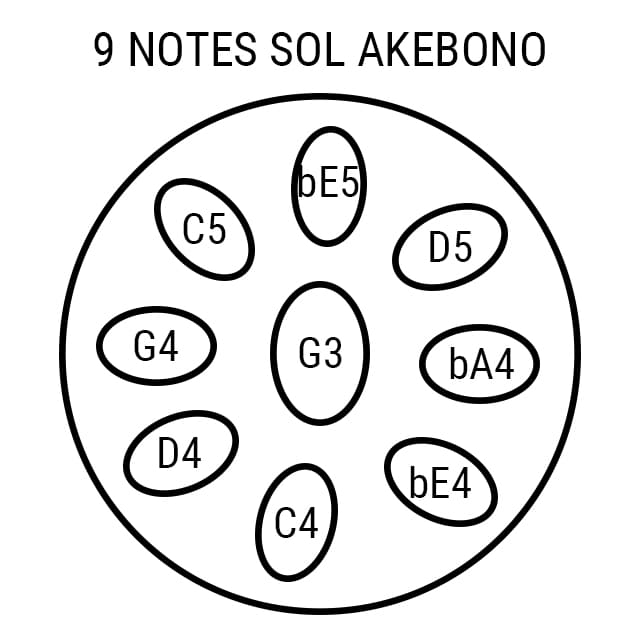 Handpan 9 notes Akebono Serenya