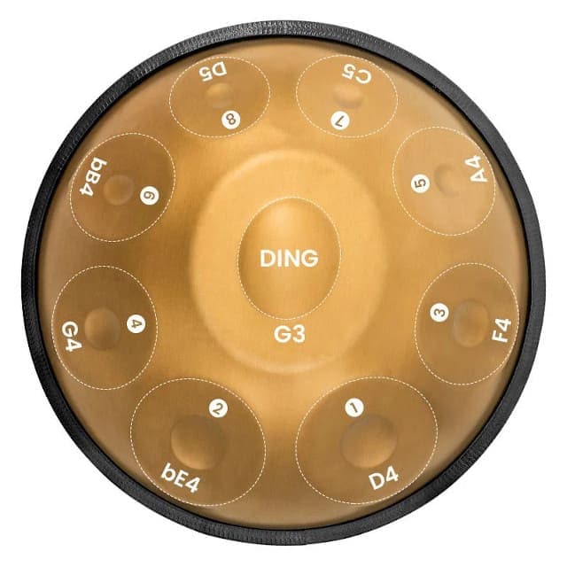 Handpan 9 notes Enfant Odéa