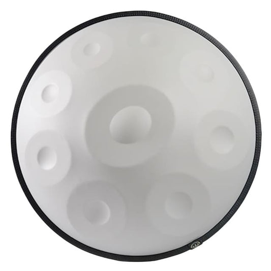Handpan 9 notes Blanc Erya Lisse / 440 Hertz