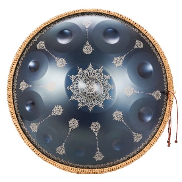 Handpan 9 notes Céleste Ambréa Bleu / 10 Notes / 440 Hertz