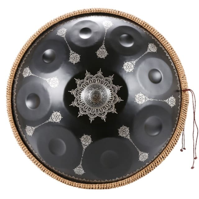 Handpan 9 notes Céleste Ambréa Noir / 9 Notes / 440 Hertz