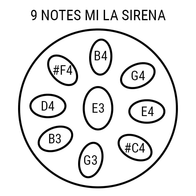 Handpan 9 notes La Sirena Zenith