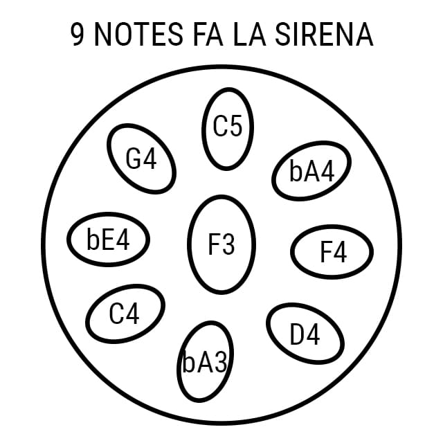 Handpan 9 notes La Sirena Zenith