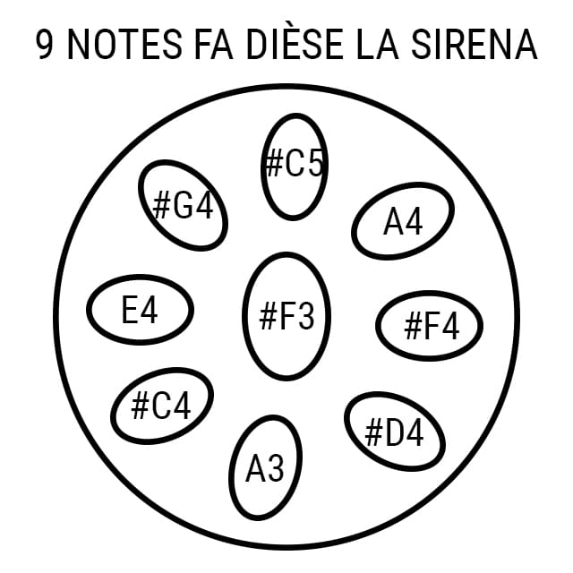 Handpan 9 notes La Sirena Zenith