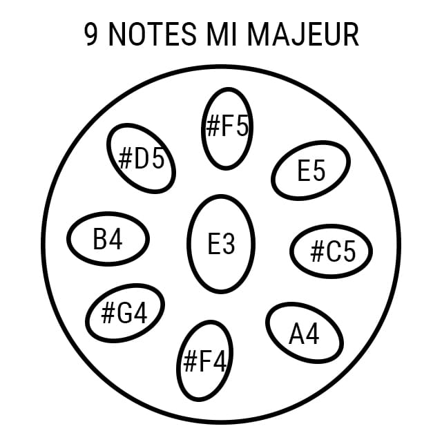 Handpan 9 notes Mi Lumina