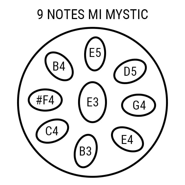 Handpan 9 notes Mystic Mythra