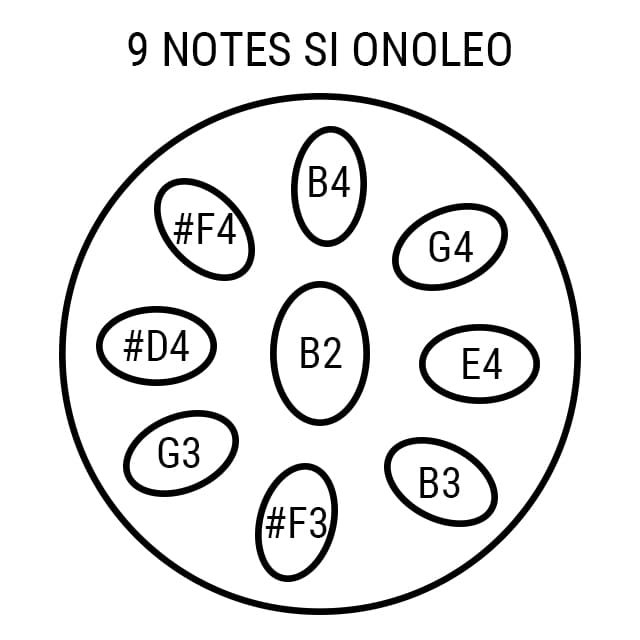 Handpan 9 notes Onoleo Satori