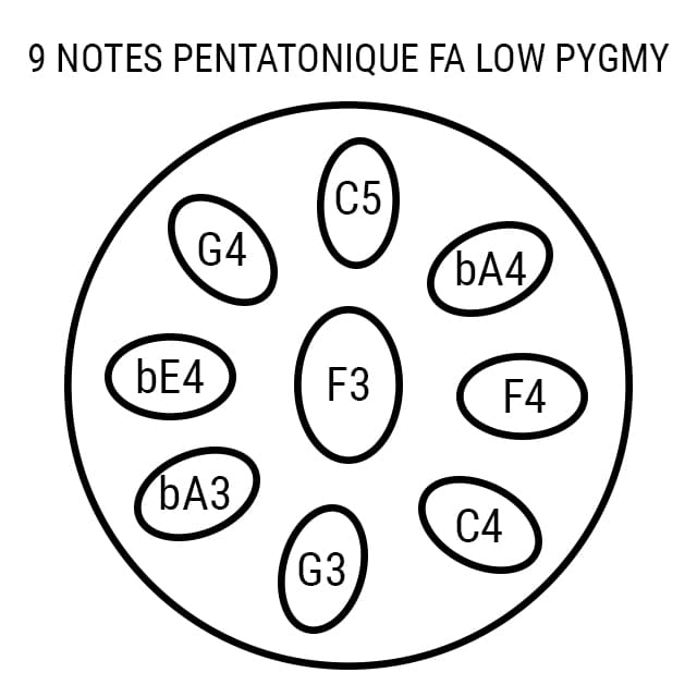 Handpan 9 notes Pentatonique Elysia
