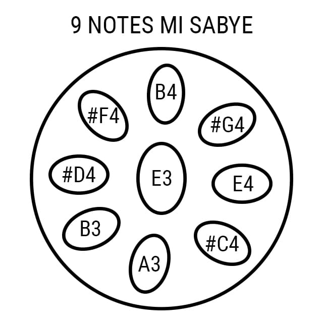 Handpan 9 notes Sabye Solstice
